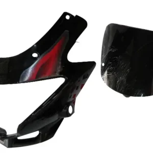 Head Light Visor mask hero Glamour N m Black red