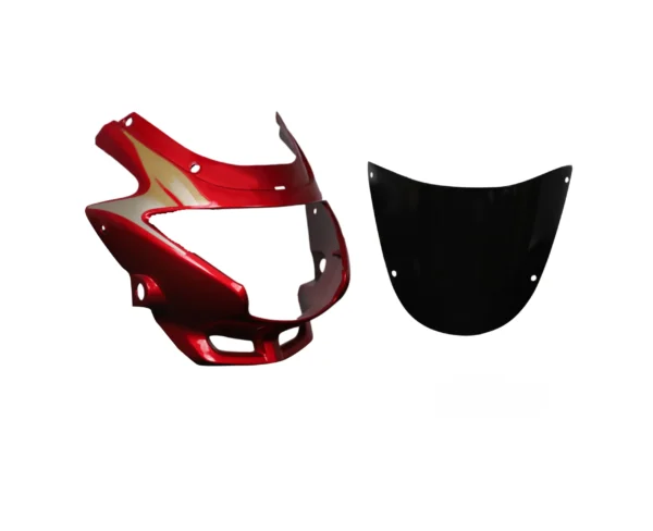 Head Light Visor mask hero Glamour Red
