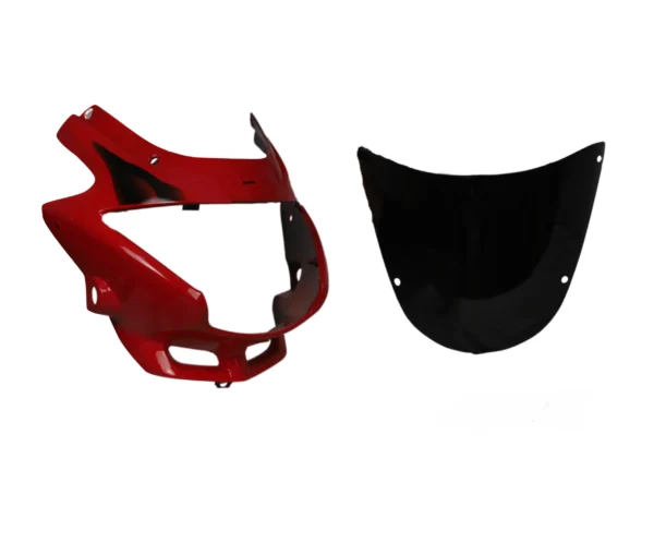 Head Light Visor mask hero Honda Glamour N m Sport Red