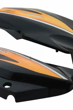 SAI-450-1 Side Panel cover Hero Super Splendor O m Black orange Stk product image