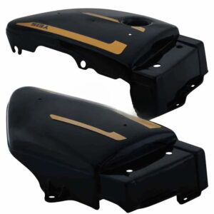 Side Panel cover yamaha 135 Black golden Stk