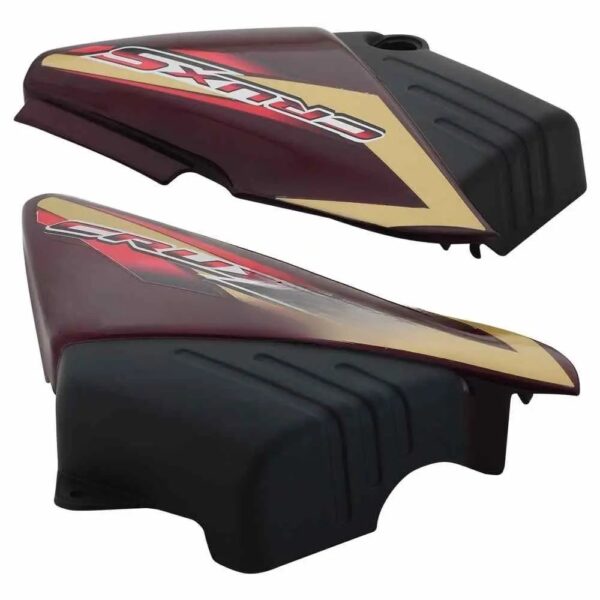 Side Panel cover Yamaha Crux Wine Red With Graphics