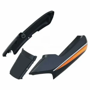 Tail Panel seat Cowl Hero Super Splendor Black orange Stk