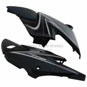 Side Panel cover Honda Dream Yuga N m Black grey Stk product image