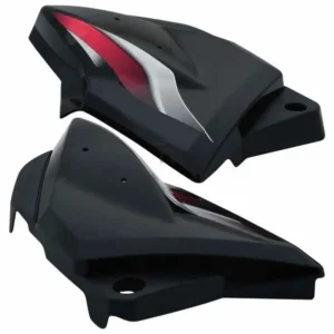Side Panel cover Hero Splendor Pro Type 4 Black red Stk