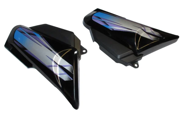 Side Panel cover Hero Hf Deluxe Type 3 Black purple Stk