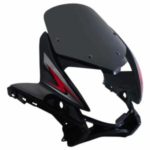 Head Light Visor mask Honda Stunner Black red Stk product image