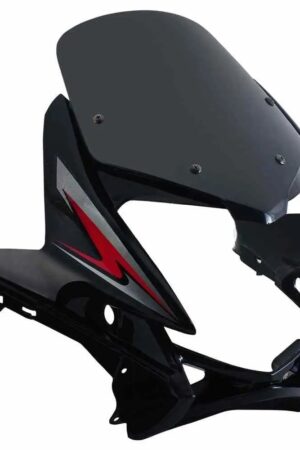Head Light Visor mask Honda Stunner Black red Stk product image