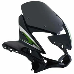Head Light Visor mask Honda Stunner Black green Stk product image