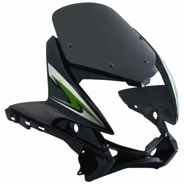 Head Light Visor mask Honda Stunner Black green Stk product image