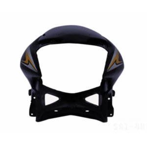 Head Light Visor mask Honda Stunner Black yellow Stk product image