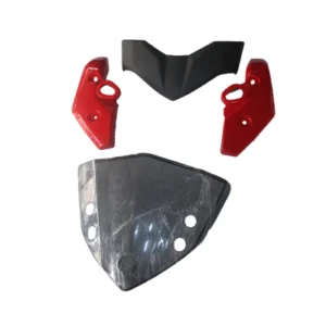 Head Light Visor mask yamaha Fz Sports Red