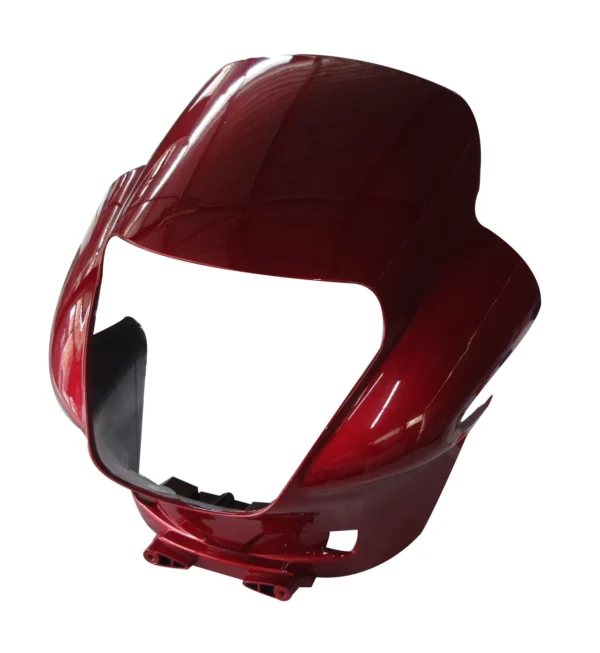 Head Light Visor mask TVS Centra Red