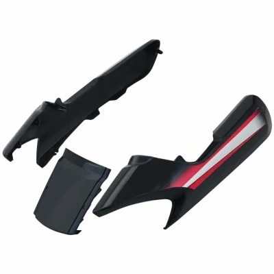 Tail Panel seat Cowl Hero Hf Deluxe Type 3 Black red Stk
