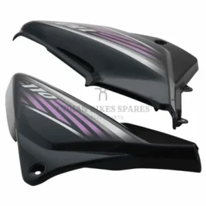 Side Panel cover Honda Dream Neo Type 2 Black purple Stk product image