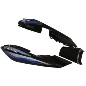 Tail Panel seat Cowl Hero Splendor Pro Type 4 Black blue Stk
