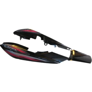 Tail Panel seat Cowl Hero Splendor Pro Type 4 Black red Stk