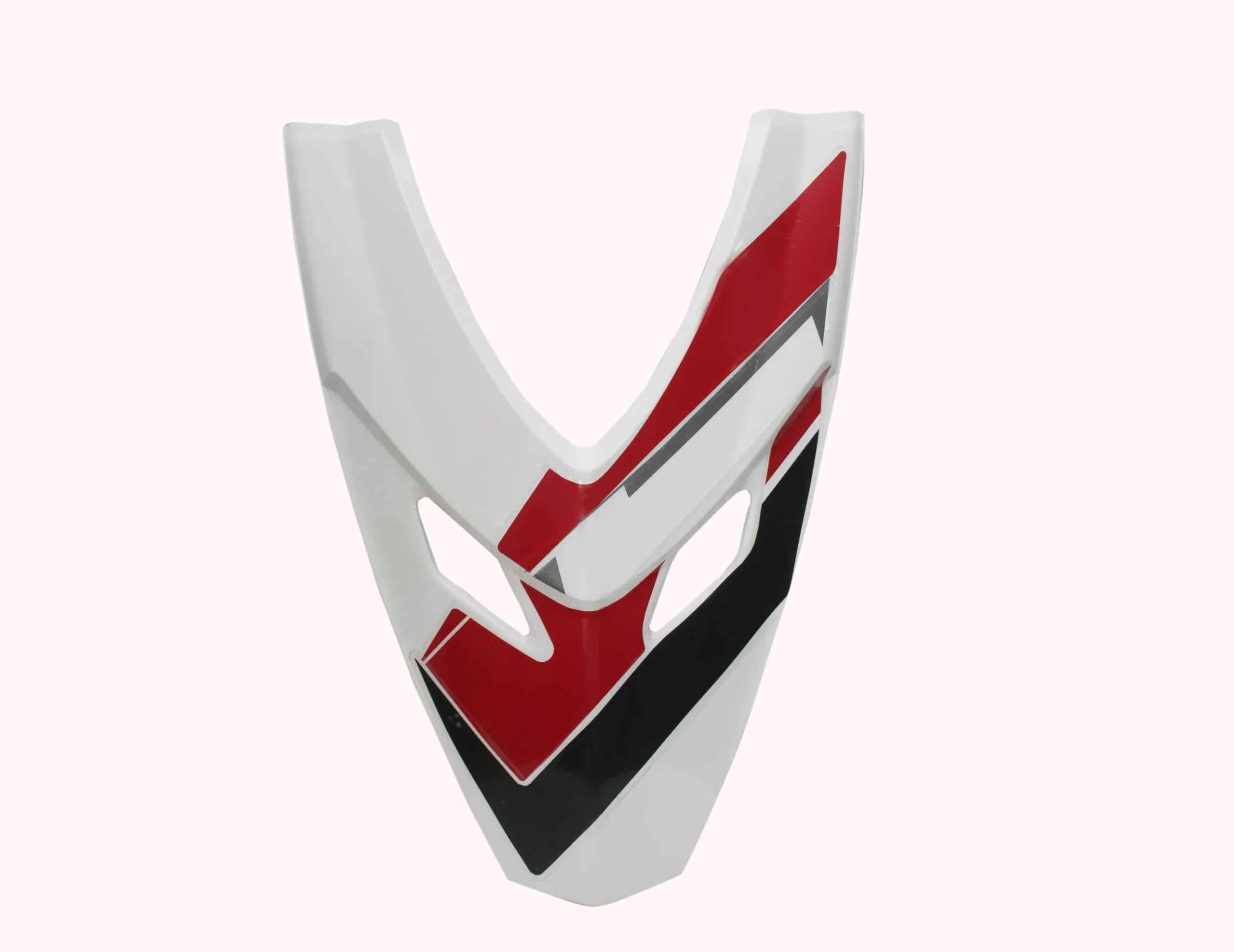 Front Nose Fit For Hero Maestro Edge Pearl Silver Whitered Sticker