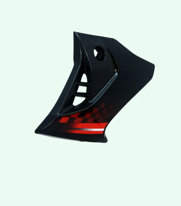 Head Light Visor mask TVS Phoenix 125cc Black