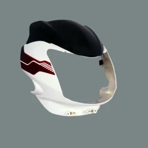 Head Light Visor mask TVS Phoenix 125cc White