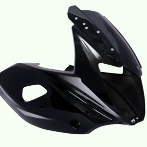 Head Light Visor mask bajaj Pulsar 220cc F Black silver product image