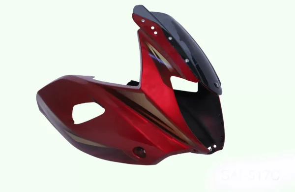 Head Light Visor mask bajaj Pulsar 220cc F Red product image