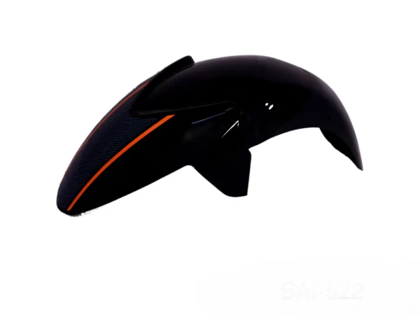 Front mudguard TVS Apache Rtr 160 Type 2 Black