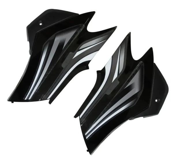 Side Panel cover Hero Super Splendor I3s Black white product image