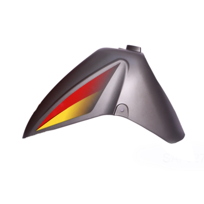 Front mudguard Hero Pleasure Type 3 Grey red