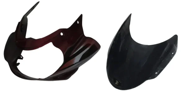 Head Light Visor mask Bajaj Discover 135cc Digital Meter Red product image