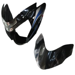 Head Light Visor mask bajaj Xcd 135cc Black blue Stk