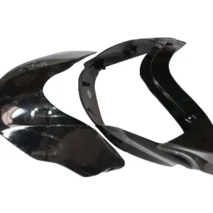 Head Light Visor mask bajaj Xcd 135cc Black green Stk