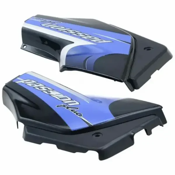 Side Panel cover Hero Passion Plus Black blue Stk
