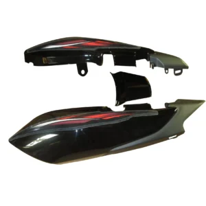 Tail Panel seat Cowl TVS Star Cvti 110 N m Black red Stk