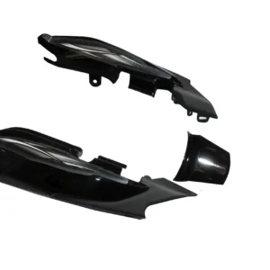 Tail Panel seat Cowl TVS Star Cvti 110 N m Black silver Stk