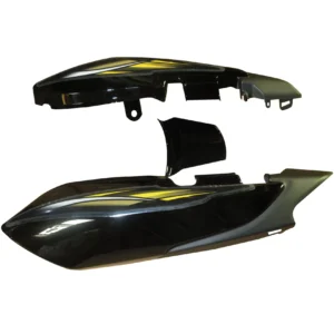 Tail Panel seat Cowl TVS Star Cvti 110 N m Black yellow Stk