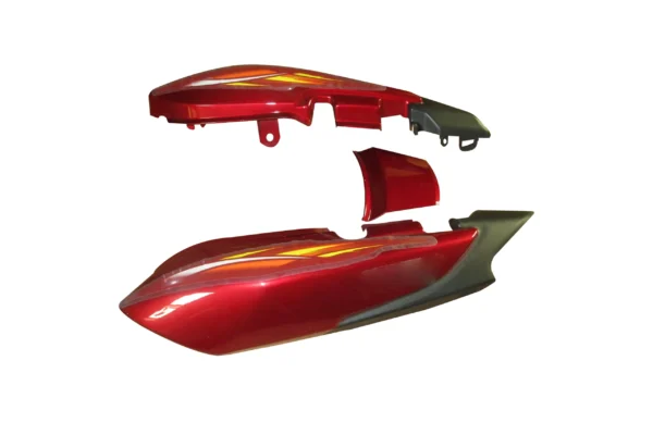 Tail Panel seat Cowl TVS Star Cvti 110 N m Red