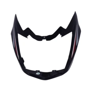 Head Light Visor mask TVS Victor N m T 2 Black red Stk