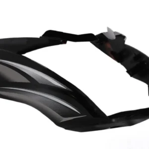 Head Light Visor mask tvs Victor N m T 2 Black silver Stk