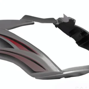 Head Light Visor mask tvs Victor N m T 2 Silver