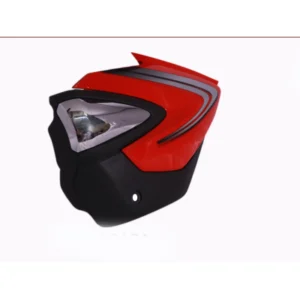 Side Panel cover Honda Shine Dx With Chrome Garnish Red product image