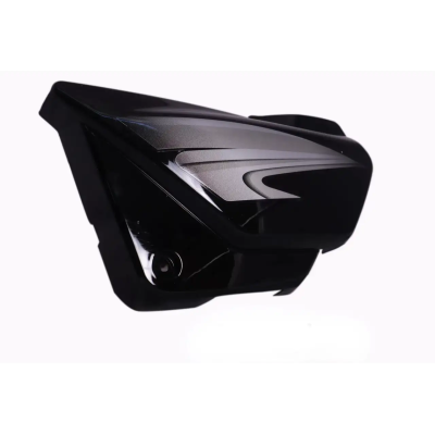 Side Panel cover Hero Splendor Plus I3s Black silver Stk