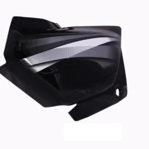 Side Panel cover Hero Splendor Plus Ibs Black silver Stk