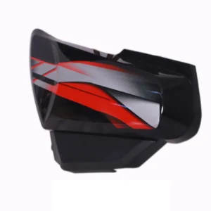 Side Panel cover Hero Hf Deluxe Ibs Black red Stk