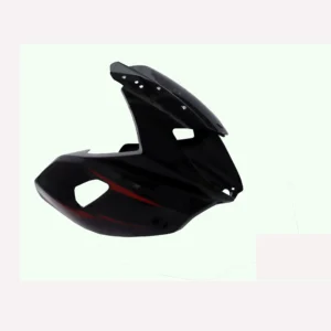 Head Light Visor mask Bajaj Pulsar 220 Ug 2 Black red Stk graphics Version 2015 product image