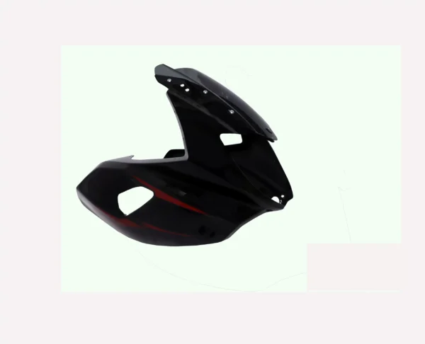 Head Light Visor mask Bajaj Pulsar 220 Ug 2 Black red Stk graphics Version 2015 product image