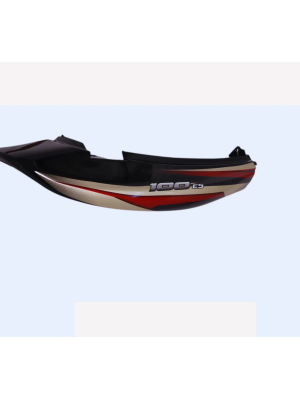 Tail Panel seat Cowl Bajaj Ct 100 Es Black red Stk