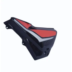 Side Panel cover Honda Dream Neo Type 3 Black red Stk product image