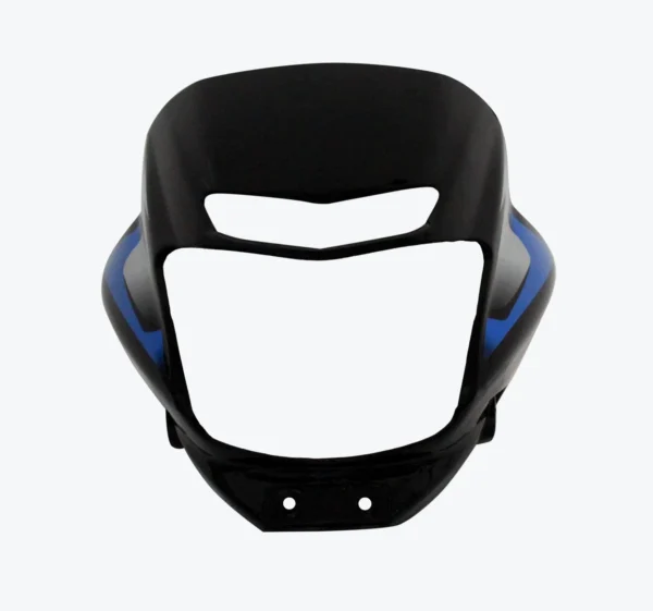 Head Light Visor mask Bajaj Platina 110 2019 Black blue Stk product image