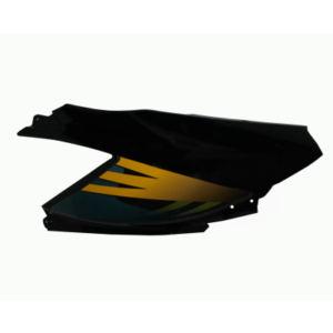 Side Panel cover Hero Pleasure N m Type 3 Black With Sticker